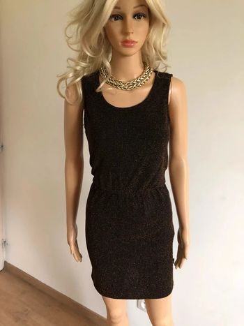 Robe noire et dorée pailletée Stylist's Own taille S jamais portée