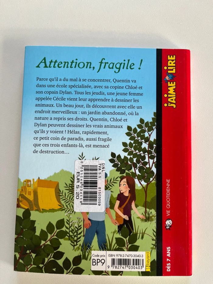J’aime lire - Attention fragile ! - photo numéro 3