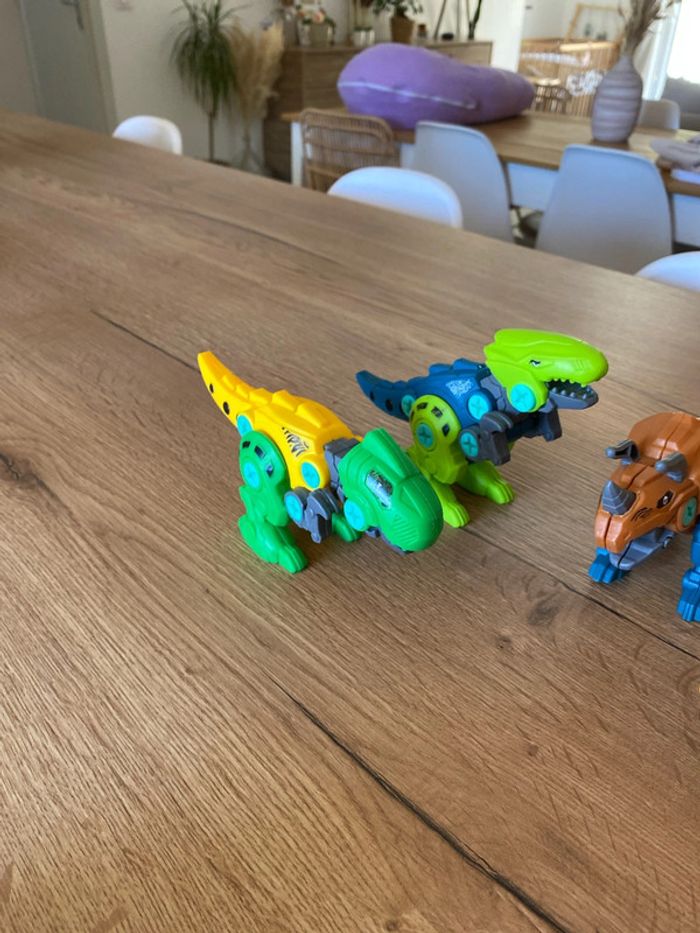 Lot 4 dinosaures robot - photo numéro 5