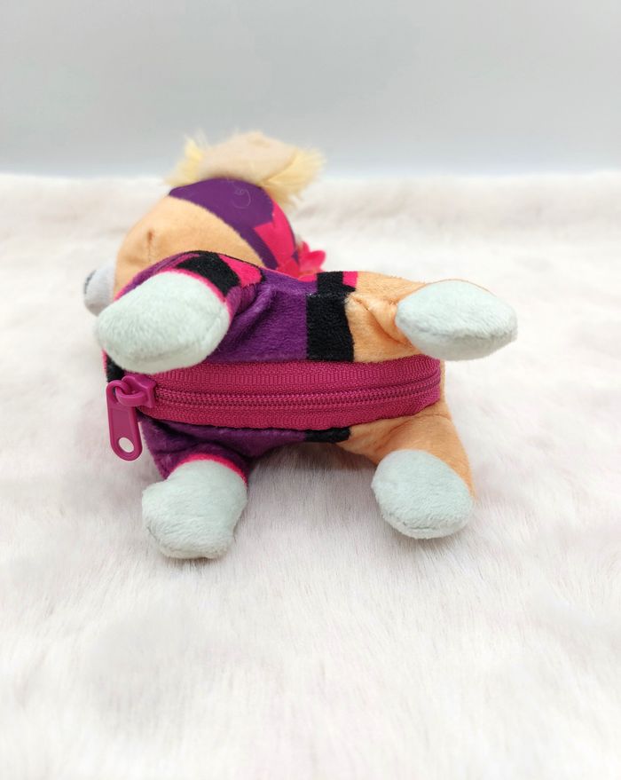 Porte-clé porte monnaie peluche chien Stella Pat patrouille Nickelodeon hauteur 15,5 cm - photo numéro 6