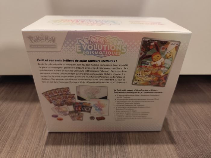 ETB Évolutions Prismatiques cartes Pokémon neuf EV8.5 coffret dresseur d'élite - photo numéro 2