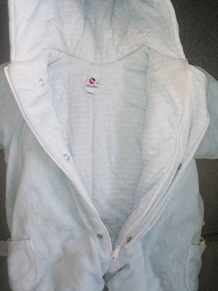 Combinaison bébé / absorba / 3 mois - photo numéro 3