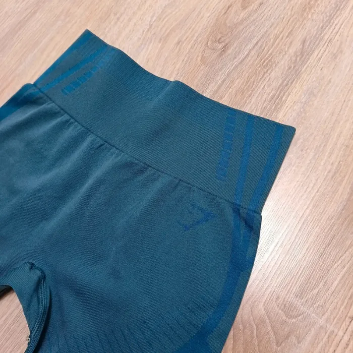 Legging gymshark femme s bleu legging court - photo numéro 2