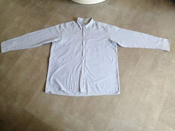 Chemise manches longues menthe 100% coton Taille 3 Touche Finale