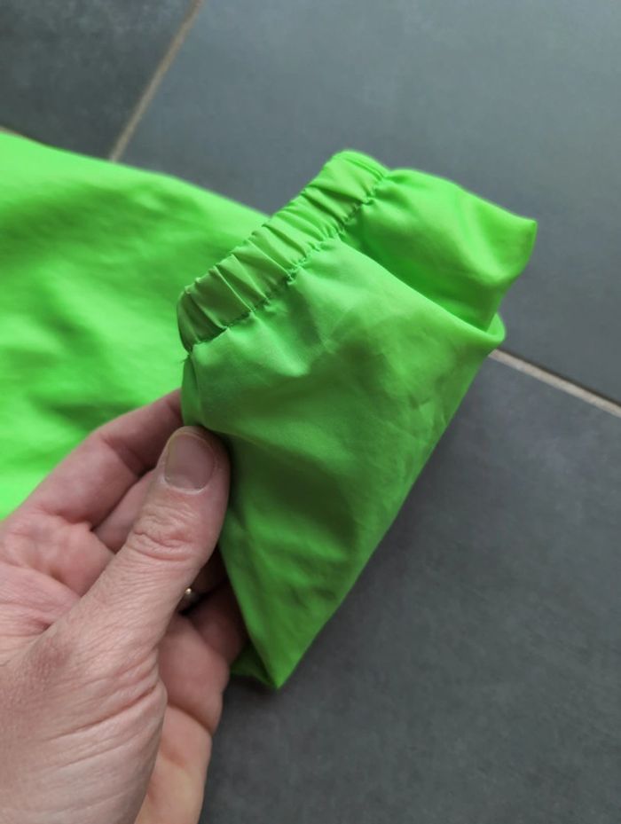 Imperméable vert fluo - photo numéro 4