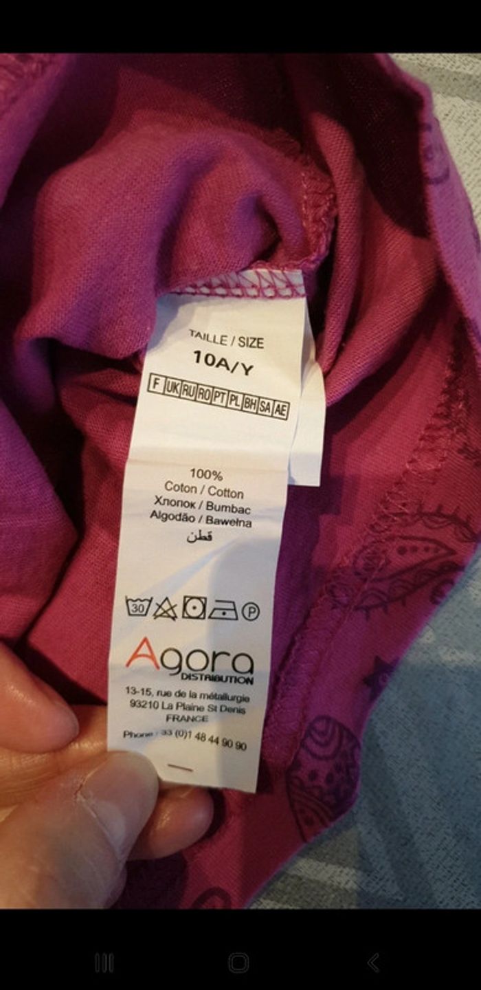 Robe légère violette 10 ans - photo numéro 5