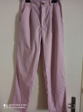 Pantalon a pinces