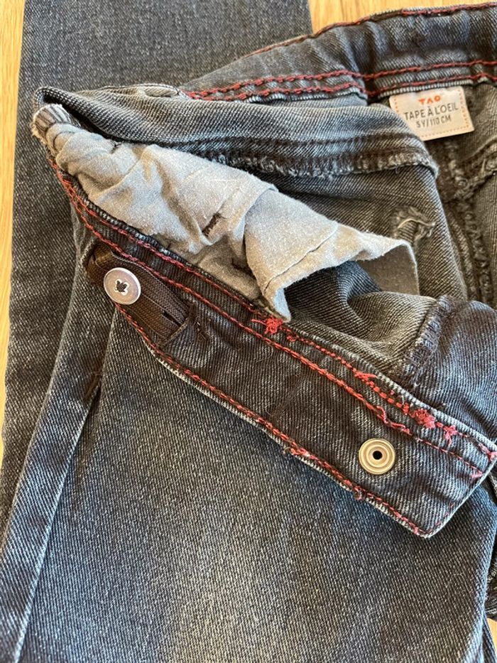 Jean slim tape à l’œil t-a-o taille 5 ans comme neuf - photo numéro 9