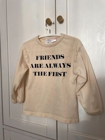 Sweat zara beige 12 18 mois