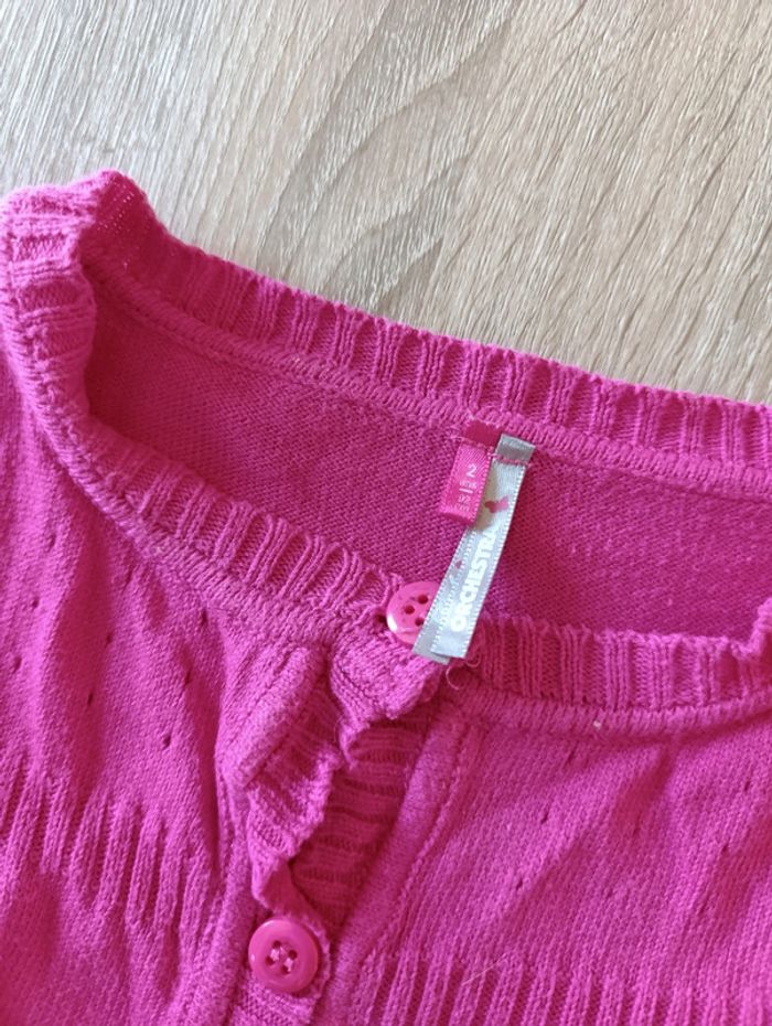 Gilet rose orchestra 24mois fille - photo numéro 2