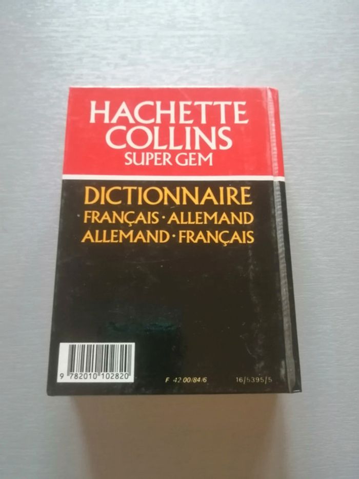 🌸Dictionnaire Français Allemand, allemand français Hachette Collins 🌸 - photo numéro 2