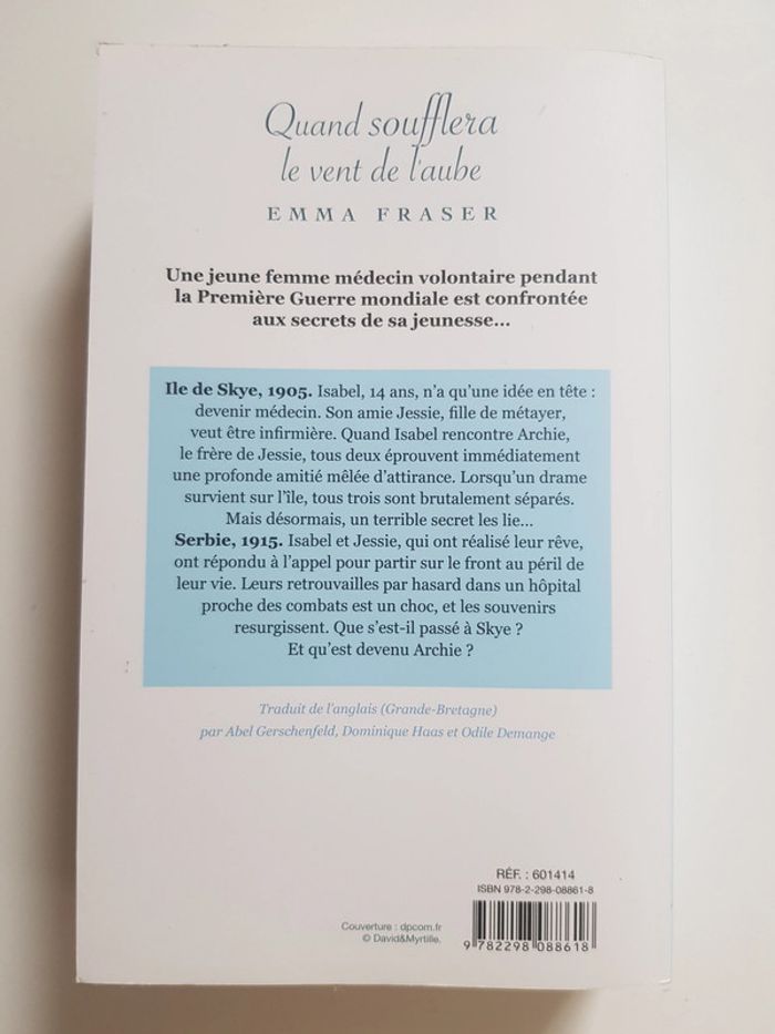 Emma Fraser (Écrivain) Quand soufflera le vent de l'aube - photo numéro 7