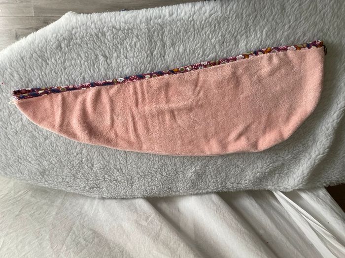 Turban éponge bambou blush - photo numéro 2