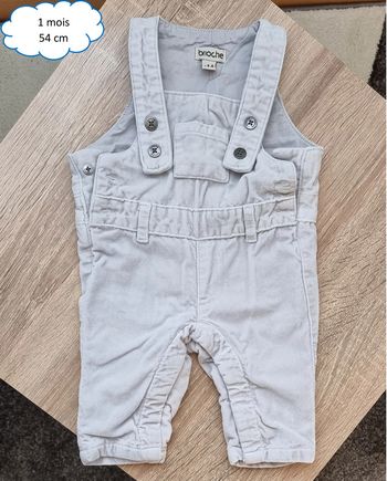 Salopette 1 mois - 54 cm