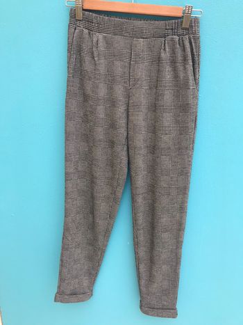 Pantalon à carreaux femme