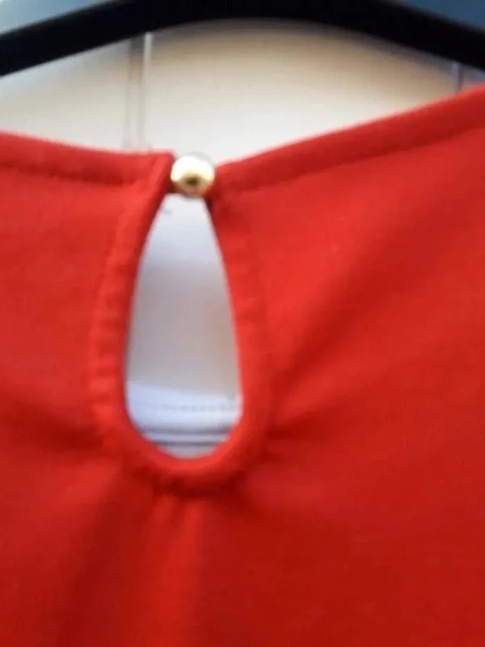 Tenue de soirée fille - Robe rouge taille 8/10 ans - H&M - photo numéro 8