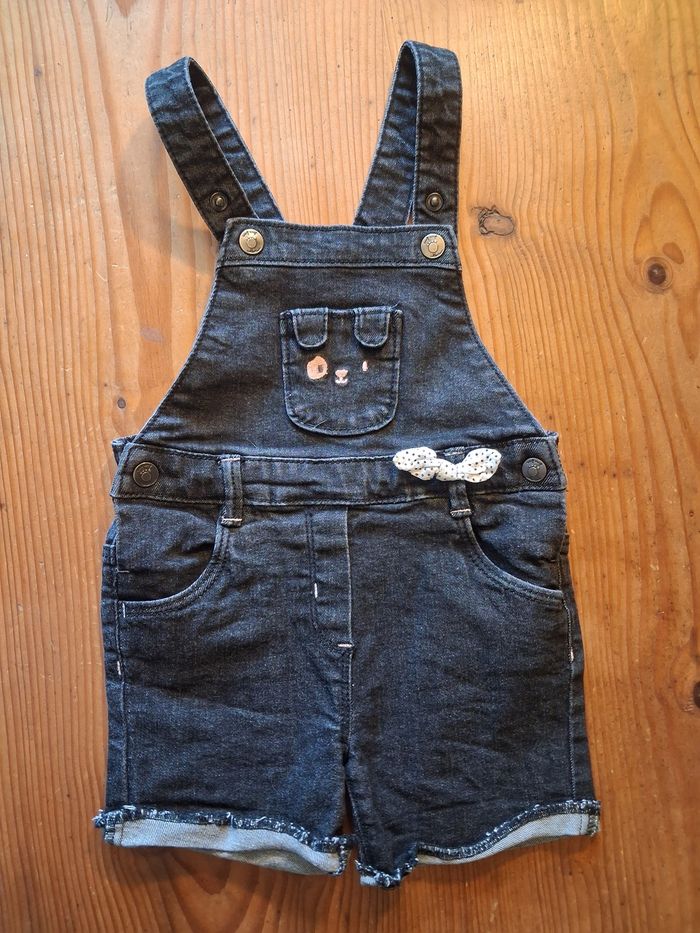 Short salopette fille - 18 mois - Tex baby