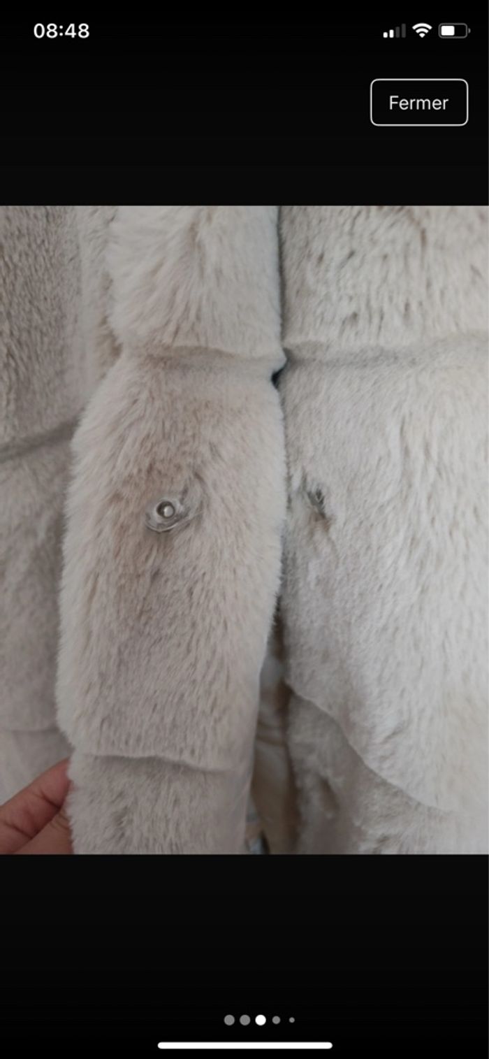 Manteau fourrure femme xl - photo numéro 6