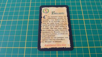Carte transaction Brocante pièce détachée jeu de société Elixir éditions Asmodée #B76