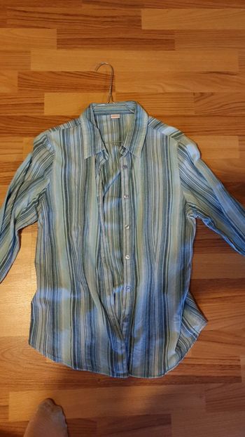 chemise bleue rayée 44 3 suisses