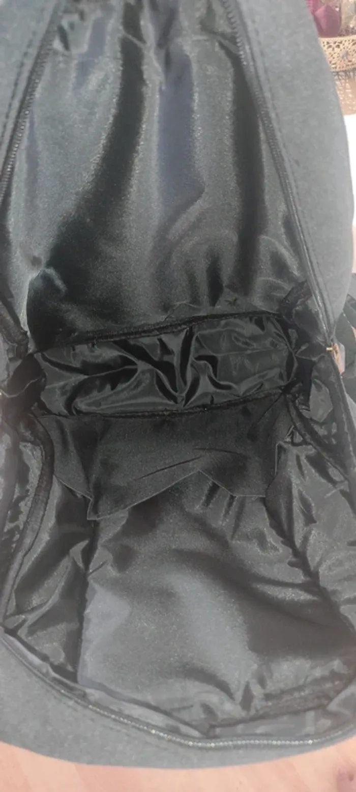 Sac à dos en toile gris foncé multi poches neuf - photo numéro 8