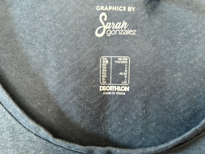T-Shirt de Randonnée Quechua NH500Taille L - photo numéro 4