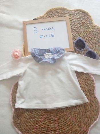 Blouse fille 👧 3 mois