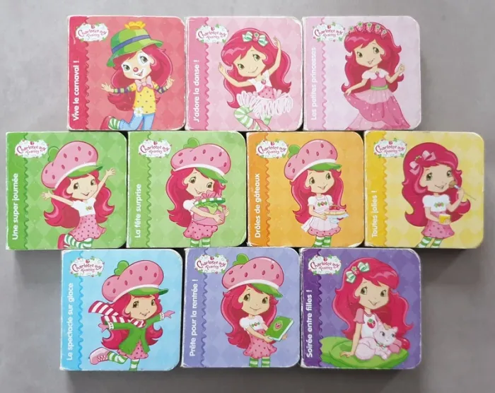 Lots 10 mini livres Charlotte aux fraises