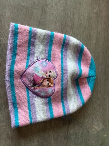 Bonnet reine des neiges Disney  52 cm 2/3 ans