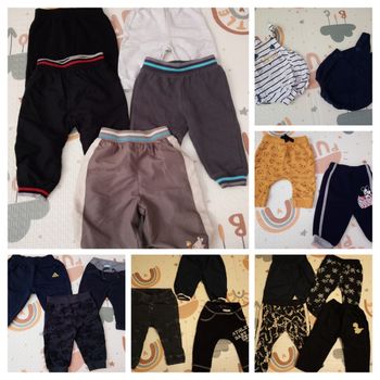 🧒 Lot de 22 pantalons garçon – hiver, bien chauds, 6 mois