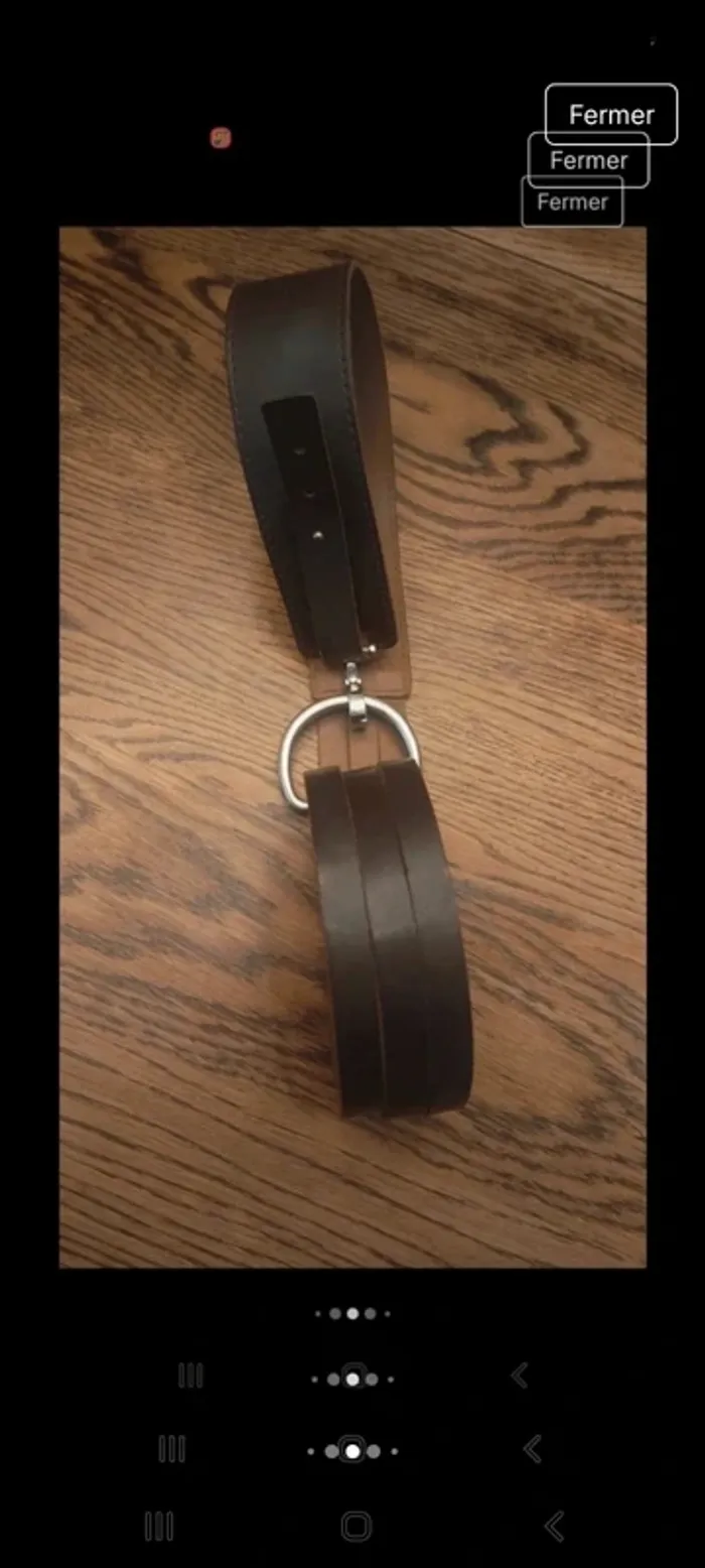 Ceinture Marron Joop.V 95cm cuir Marron - photo numéro 9