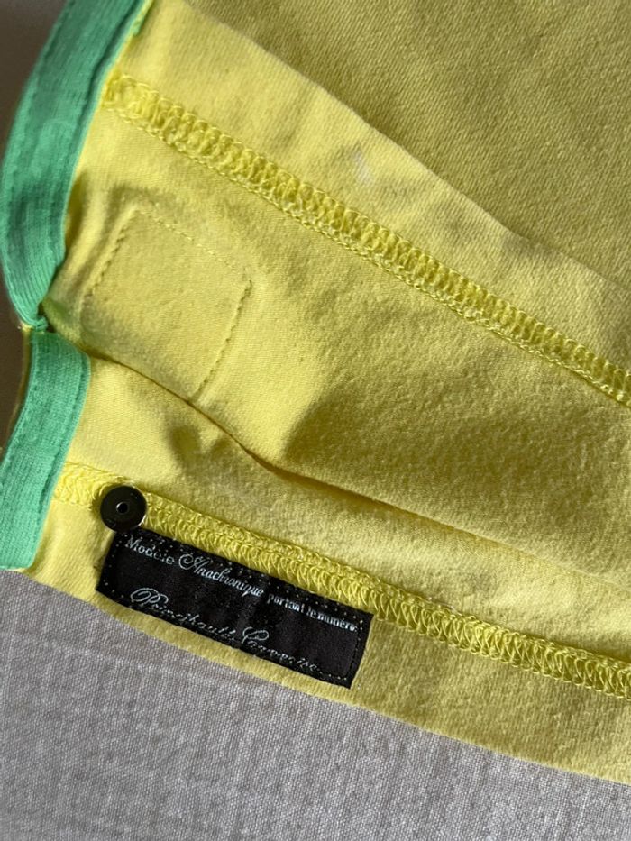 Polo jaune Vestiaires Principauté Cannoise - photo numéro 5