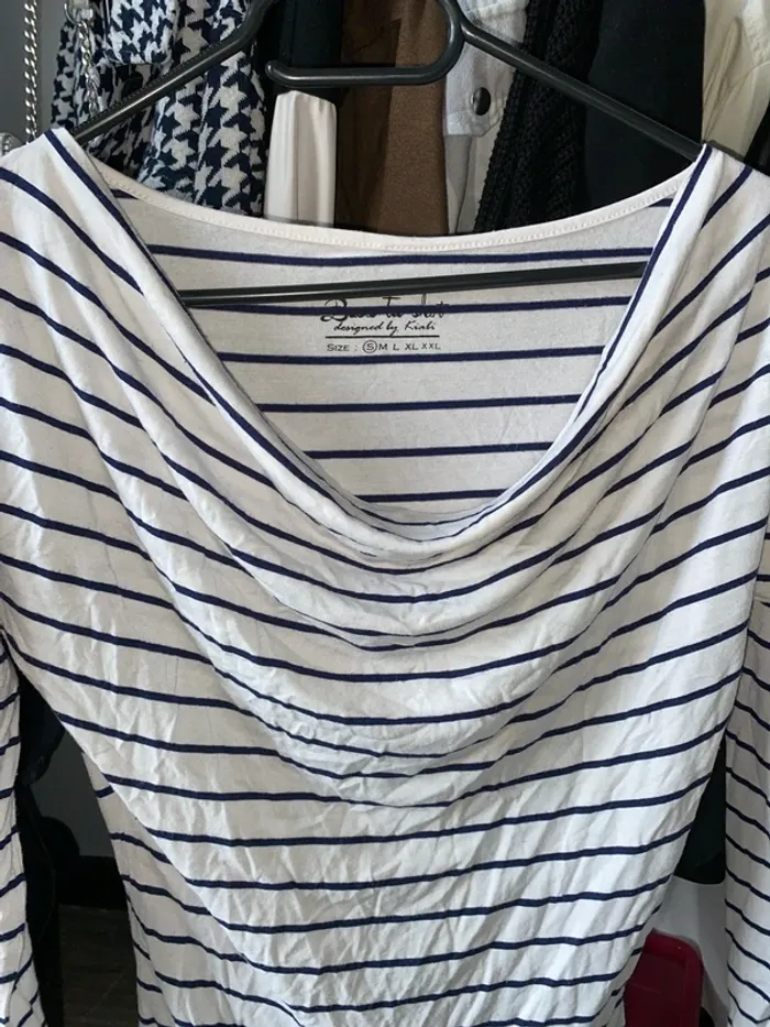 Haut marinière femme - photo numéro 3