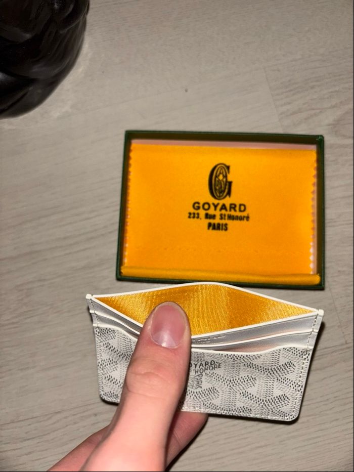 Porte-cartes Goyard Saint Sulpice Blanc - photo numéro 4