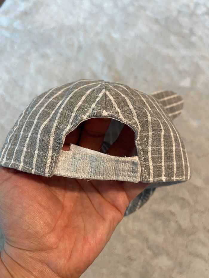 Casquette réglable grise 42 cm - photo numéro 2