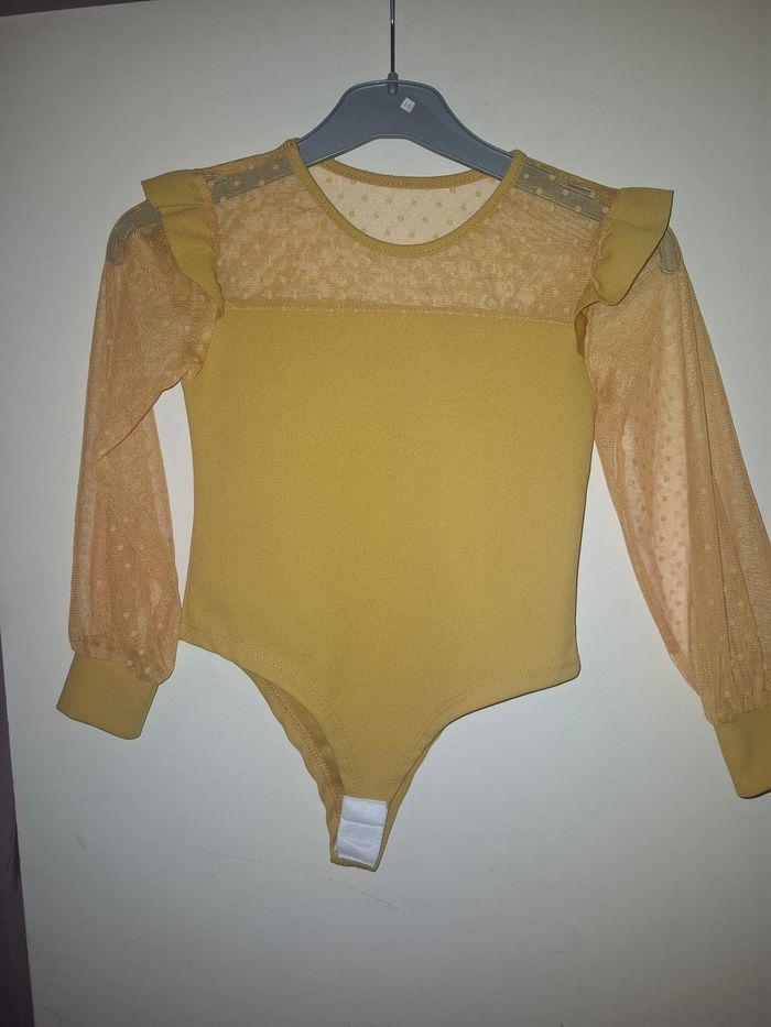Body 6ans manche en voilage