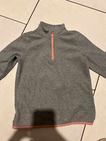 Polaire tex gris