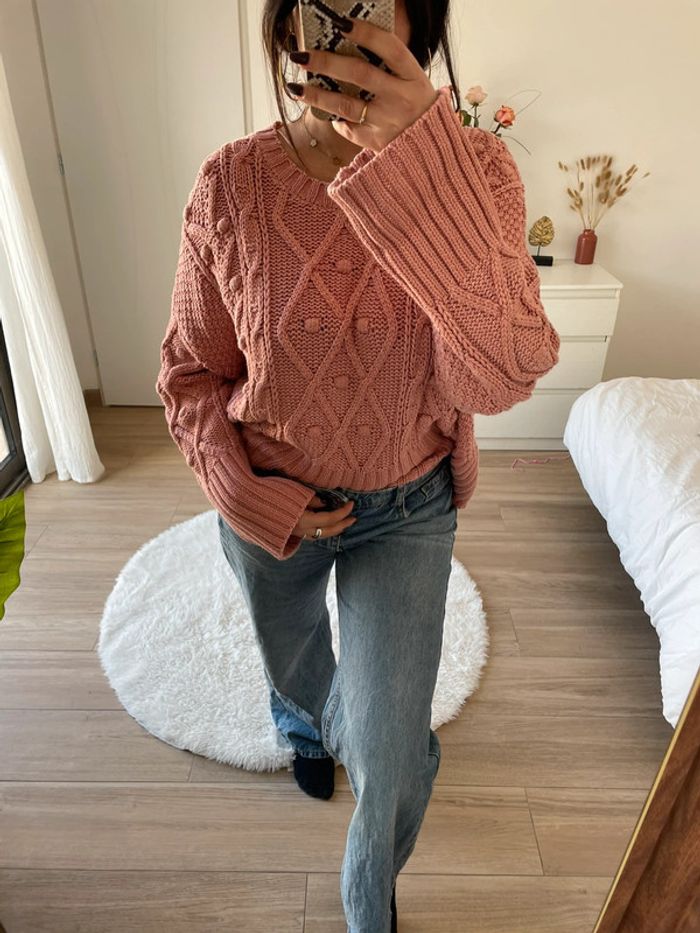 Pull épais en maille Zara - photo numéro 3