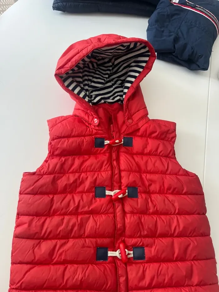 Manteau doudoune sans manches