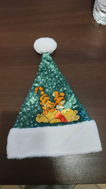 Bonnet de Noël Winnie l'ourson et Tigrou Disney