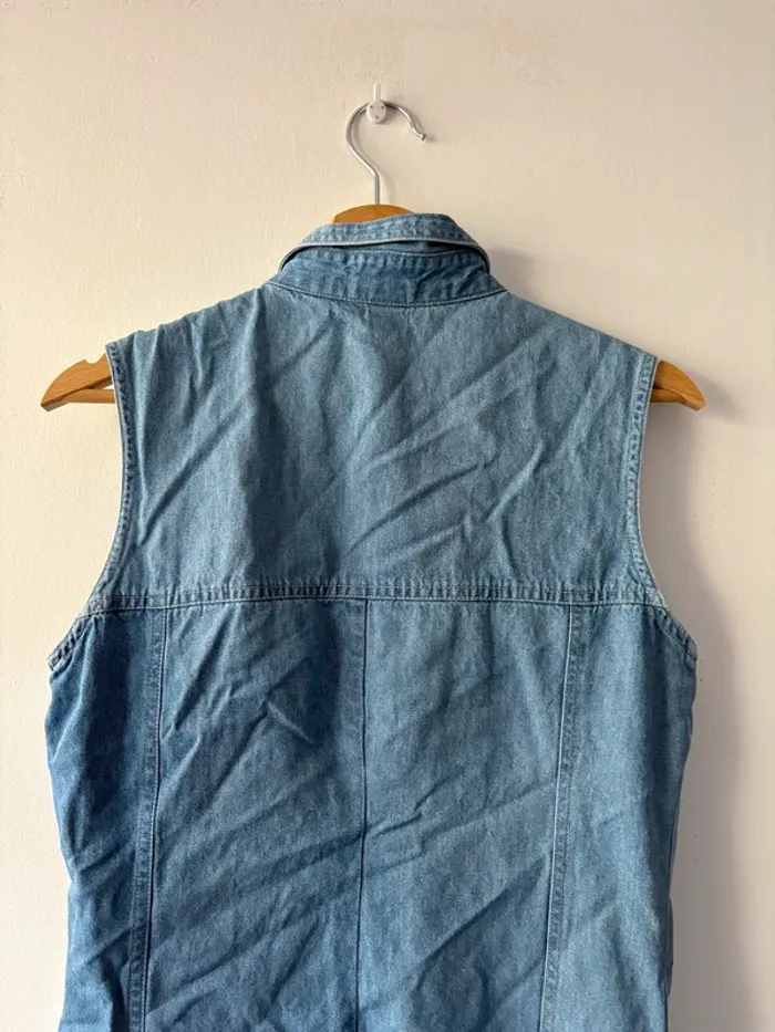 Robe longue boutonnée en jean taille 2 Mim - photo numéro 5