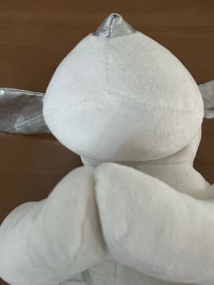 Peluche chien blanc/gris DOUGLAS NEUVE - photo numéro 8