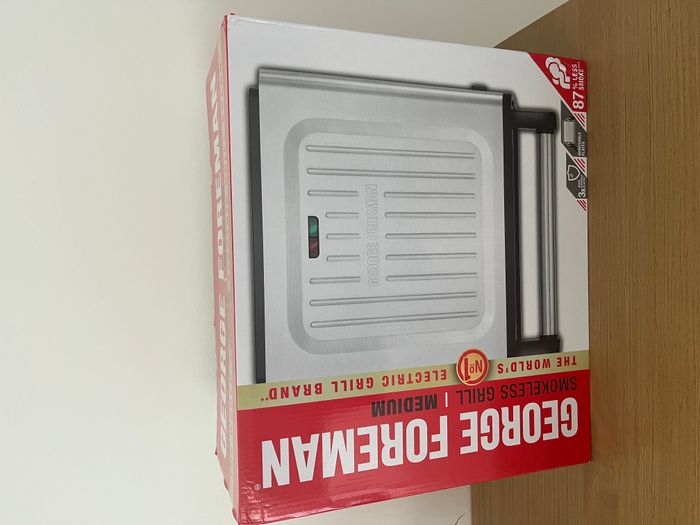 George Foreman - smokeless grill medium - Neuf