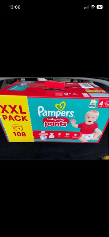 Carton couche pampers pants