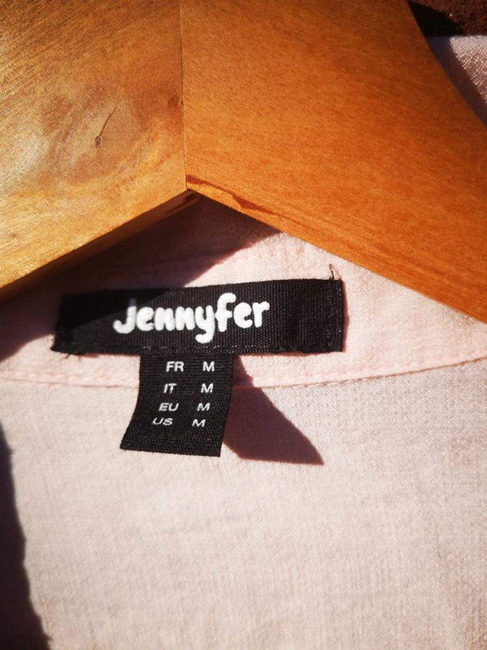 Chemiser femme rose pâle Jennyfer - photo numéro 5