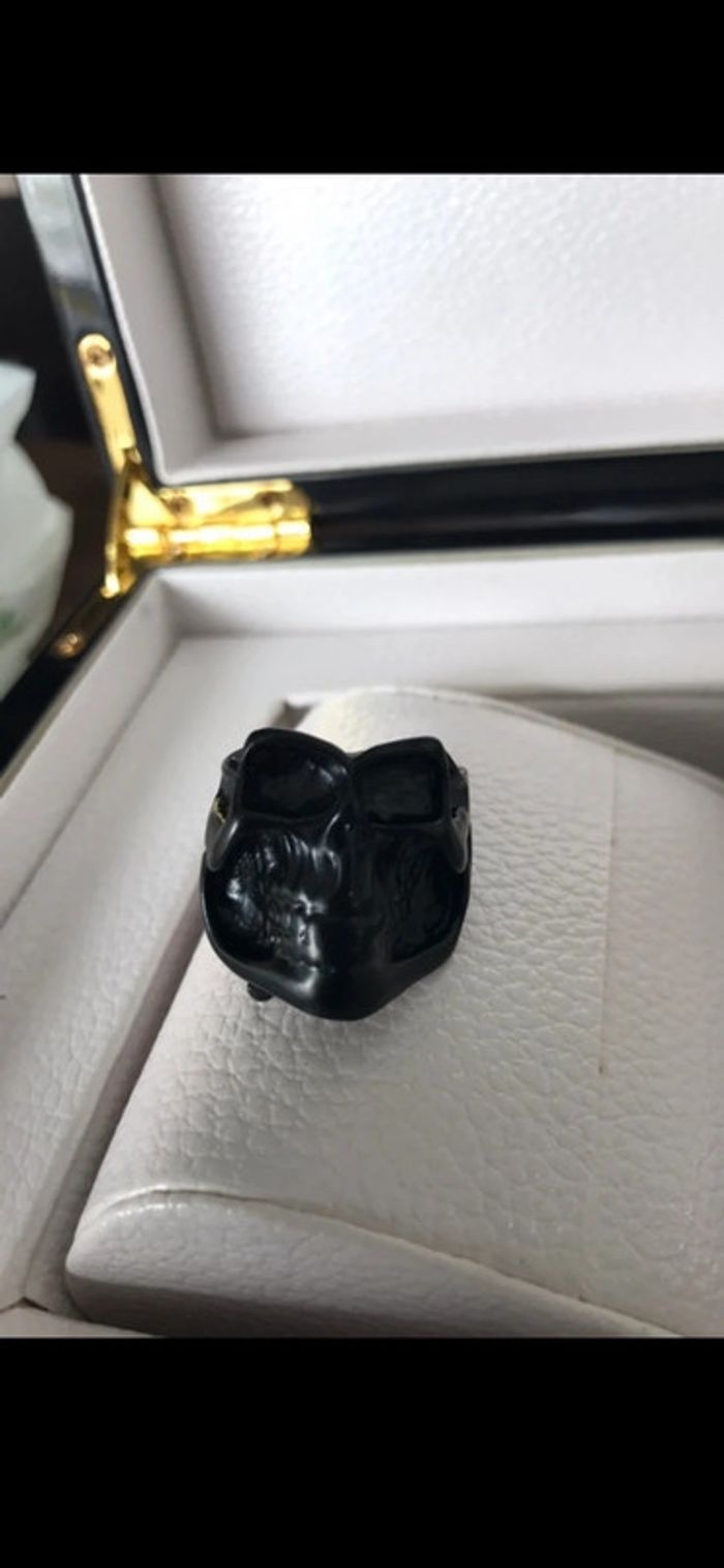 Magnifique bague noire pour homme  gothique, taille 60 - photo numéro 13