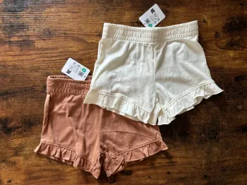 Lot de 2 shorts en coton