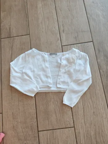 Boléro blanc 3 ans