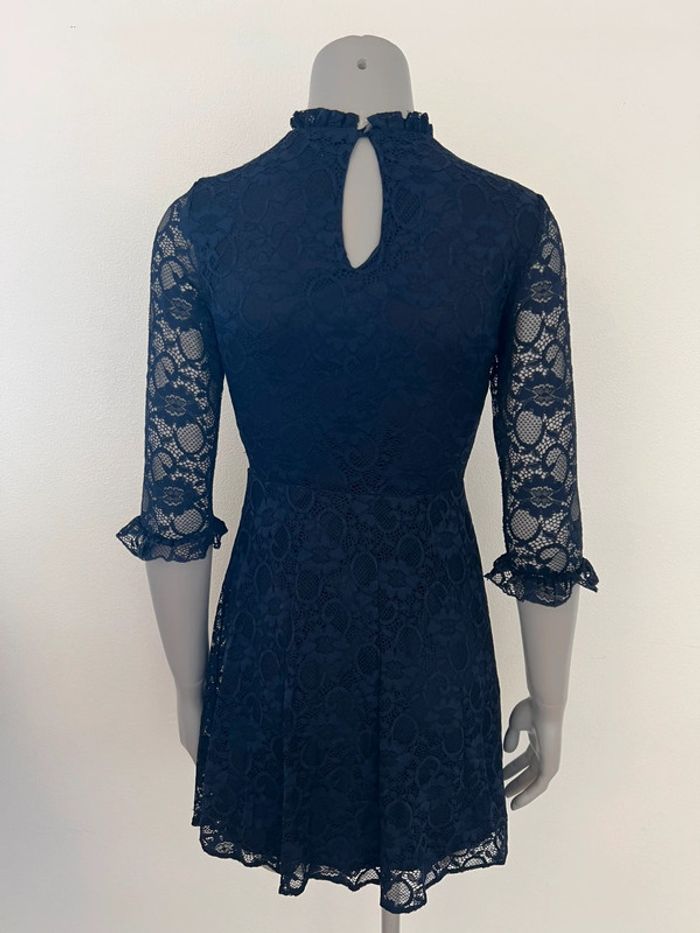 Asos Robe patineuse bleu marine taille 36 - photo numéro 2