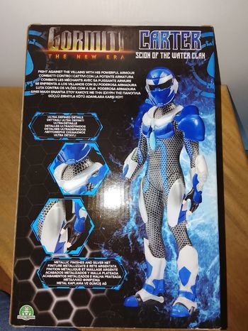 gormiti - figurine articulée de 27 cm scion avec armure